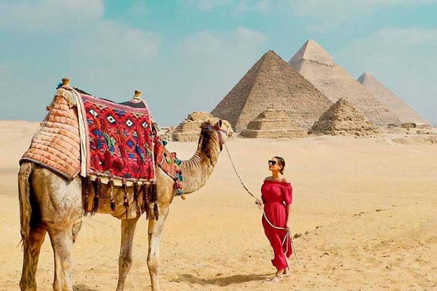 Экскурсия из Хургады в Каир – прогулка на верблюдах у пирамид Гизы.